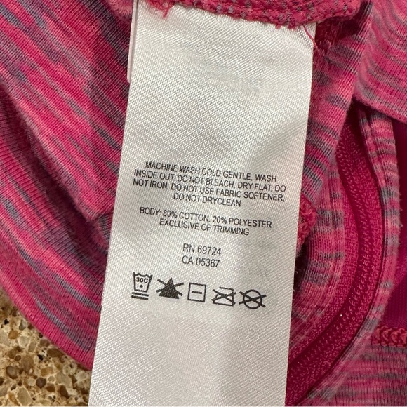 Columbia Lightweight Pink Zip-Up Sweatshirt Medium - Picture 5 of 6